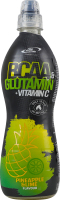 Напиток негазированный с L-глутамином с добавлением витамина С со вкусом ананаса и лайма BCAA Pro Nutrition п/бут 600мл
