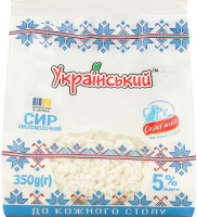 Сир кисломолочний 5% Український м/у 350г