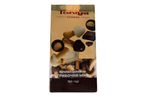 Печенье затяжное Грибочки микс Toniya м/у 150г