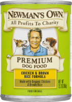 Newman's Own Organics Premium Dog Food Chicken & Brown Rice