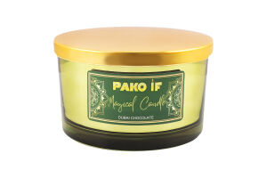 Свічка ароматична Magical candle Dubai chocolate парафін скло 450г Пако ІФ