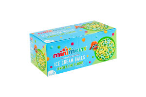 Мороженое с сахаром и подсластителем со вкусом лимона и лайма Mini Melts к/у 2х50г