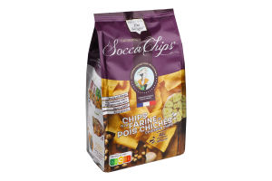 Чипси Socca Chips з нуту зі смаком часнику