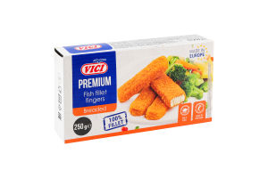 Палочки рыбные замороженные из филе в панировке Premium Vici к/у 250г