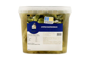 Огурцы маринованные ТОВ Ревега ведро 1кг