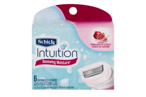 Schick Intuition Refill Cartridges Renewing Moisture - 6 CT