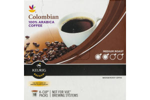 Ahold Colombian 100% Arabica Coffee Medium Roast K-Cup Packs - 18 CT