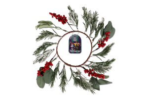 Прикраса декоративна Вінок з калиною 33см