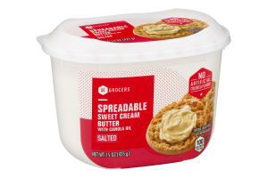 SE Grocers Spreadable Sweet Cream Butter with Canola Oil Salted