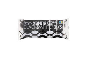Губки кухонные Волна Black&White Добра господарочка 6шт