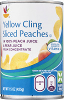 Ahold Yellow Cling Peaches Sliced