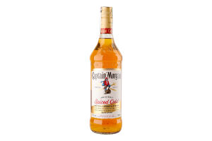 Напій алкогольний 0.7л 35% на основі карибського рому Spiced Gold Original Captain Morgan пл