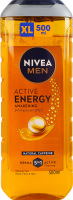 Гель для душа для тела, лица и волос 5в1 Активная энергия Nivea Men 500мл