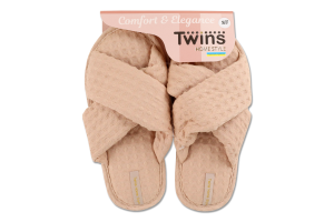 Капці відкриті домашні жіночі Twins Home Style Waffle №14312 36-40