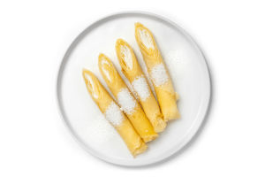 Блины с творогом  