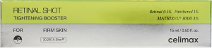 Крем-бустер для обличчя з ретинолом Retinol shot Celimax 15мл