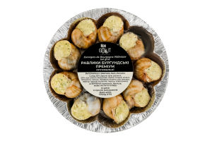 Улитки замороженные оптимальные в раковинах Бургундские Премиум Mon Gout лоток 150г