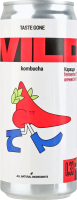 Напій газований ферментований непастеризований Каркаде Комбуча Wild Kombucha з/б 330мл