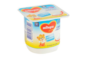 Сирок 4% з біфідобактеріями для дітей від 6міс Натуральний Milupa ст 90г