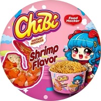 Лапша быстрого приготовления со вкусом том ям с креветками ChiBi ст 85г