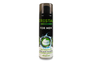 Пена для бритья увлажняющая для чувствительной кожи For men Cristal 200мл