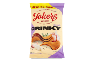 Гренки ржано-пшеничные Чеснок Jokers м/у 120г