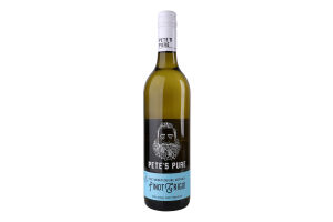 Вино 750мл 12% біле сухе Pinot Grigio Pete's Pure пл