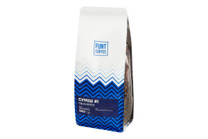 Кофе натуральный жареный в зернах смесь №1 Под эспрессо Funt Coffee м/у 1кг