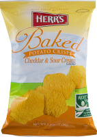 Herr's Baked Potato Crisps Cheddar & Sour Cream Flavored