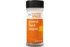 Guaranteed Value Ground Black Pepper