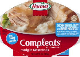 Hormel Compleats Chicken Breast with Rib Meat and Mashed Potatoes with Gravy, 9.5 Ounce