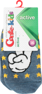 Шкарпетки дит. ACTIVE (ультракороткі) 17С-87СП, р.16, 330 джинс