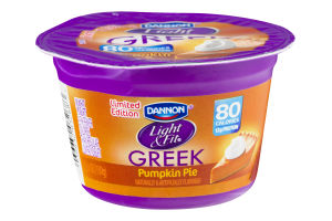 Dannon Light & Fit Greek Nonfat Yogurt Pumpkin Pie