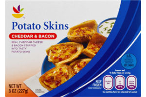 Ahold Potato Skins Cheddar & Bacon