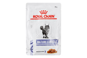 Корм д/котів похилого віку Мейче Консалт шматочки в соусі 85г пауч РоялКанін