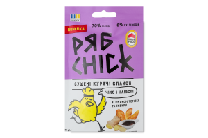 Слайсы из филе куриного сушеные со вкусом терияки и имбиря РябChick д/п 30г