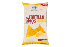 Закуска кукурузная соленая со вкусом сыра Tortilla chips Dijo м/у 150г