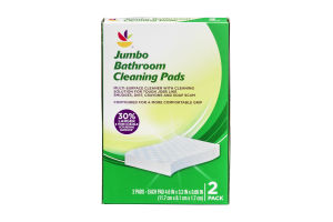 Ahold Jumbo Bathroom Cleaning Pads - 2 CT