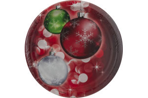Smart Living Bright Baubles Plates - 8 CT