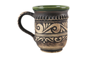 Кружка высокая 0.3л Шляхтянская Покутська кераміка 1шт