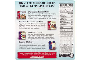 Atkins Stone Fired Vegetable Pizza