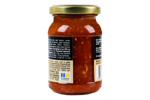 Соус гострий з томатами та часником Хріновина Томатіно с/б 180г