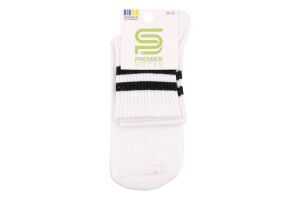 Шкарпетки Premier socks Економ вис мал білі р20-22