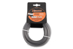 Ліска д/тримера сіра квадрат з сердечником 2,4мм*15м X-Treme