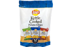 Lay's Kettle Cooked Potato Chips Variety Pack - 12 CT
