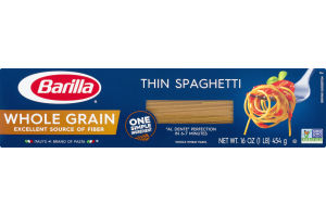 Barilla Pasta Whole Grain Thin Spaghetti