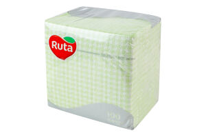 Серветки паперові одношарові 235х235мм Silver line Ruta 100шт