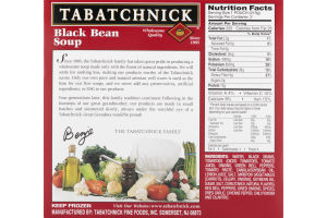 Tabatchnik Black Bean Soup