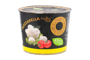 Сыр 45% мягкий органический Mozzarella Organic Milk ст 175г