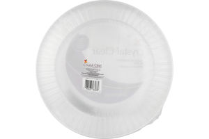 Ahold Crystal Clear Plastic Dessert Plates - 12 CT